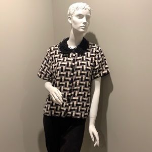 1997 Michael Simon Large Button Up Sweater/Shirt